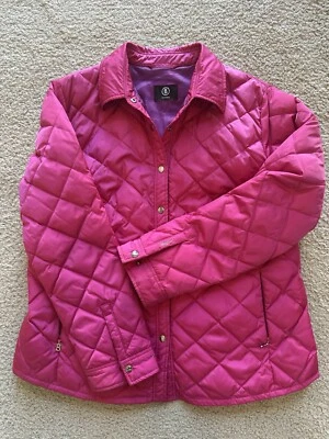 Abrigo Chaqueta Acolchada Bogner Limonta Mujer Plumón de Ganso Rosa Caliente Talla L EE. UU. 14 Foto 1 de 4
