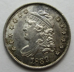 1832 Silver Bust half dime -UNC- (#918m) - Picture 1 of 2