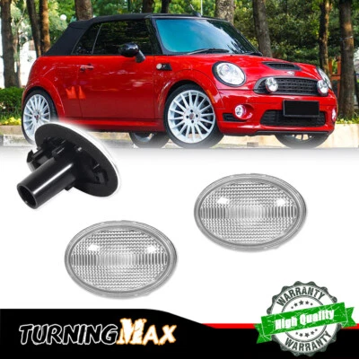 Luces marcadoras laterales cristalinas para lente Mini Cooper R55 R56 R57 R58 R59 07-15 Foto 1 de 4