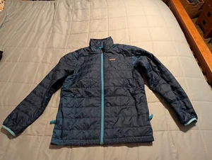 PATAGONIA Boys 12 Nano Puff Jacket LG Large Insulated—Navy Unisex - Picture 1 of 5