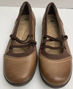 Zapatos planos de cuero Mary Jane Earth Origins para mujer talla 7,5 M de aleación de metal - Imagen 1 de 6