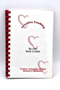 Creative Cooking Central Assembl of God Church Ministry Spiral Bound Recipe Book - Picture 1 of 3