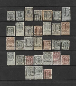 Bélgica precanceladas: sello de mano/rodillo; Gand/Gent 1895-1905; 31 diferentes - Imagen 1 de 1