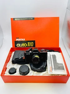 Asahi Pentax Auto 110 Set OVP - Eine der kleinsten SLR der Welt mit 24mm & 50mm - Bild 1 von 9