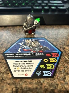 Grand Marshal Rhodes 04/30 - Funko Marvel Battleworld Series 3 Figure w/ Card - Picture 1 of 1