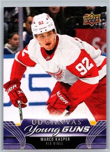 MARCO KASPER YOUNG GUNS UD CANVAS 2023-24 UPPER DECK ROOKIE C118