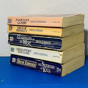 David Eddings Book Lot Of 5 Fantasy Paperback - Picture 1 of 6
