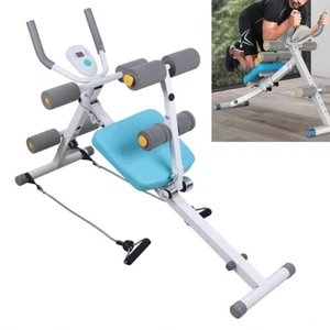 Foldable Multi-Workout Ab Machine - Versatile Sit-Up Bench & Cruncher - Picture 1 of 11