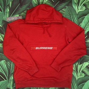 supreme zip pouch hoodie