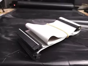 18" Ultra ATA 66/100/133 IDE 40 Pin (80 Wire) Flat Ribbon Cable w/ 3 Connectors - Picture 1 of 1