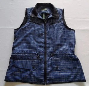 Ralph Lauren Active L-RL Womens Plaid Lightweight Mesh Lined Drawstring Vest L - Picture 1 of 4