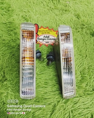 Jdm Honda Acura 1991-1995 Legend Sedan Front Bumper Turn Signal Light Pair. — 第 1/4 张图片