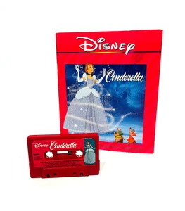 Audiolibro Disney Cenerentola libro tascabile con cassetta leggi lungo - Foto 1 di 6