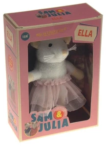 Sam & Julia Ella Maus Ballerina weiches Plüschtier rosa Tutu Mansion Geburtstag Weihnachtsgeschenk - Bild 1 von 3
