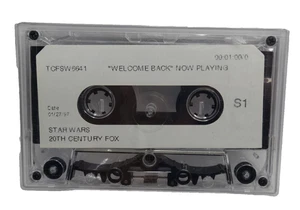 RARE - Vintage Star Wars “Welcome Back” 20th Century Fox Casette Tape - DEMO - Picture 1 of 5