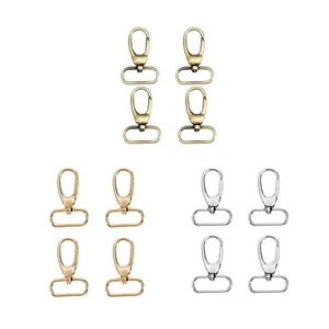 4Pack Swivel Trigger Clip Hook Lobster Claw Clasp for Purse Bag Strap - Picture 1 of 19