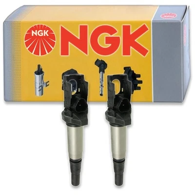 2 pc NGK 48740 U5189 Ignition Coils for UF598 IC688 E1098 36-8212 mk - Image 1 of 4