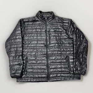 Patagonia Ultralight Down Jacket Men’s Size XXL Black Full Zip Puffer - Picture 1 of 8
