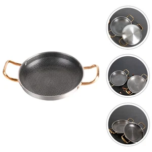 Plancha de acero inoxidable nido de abeja sartén antiadherente utensilios de cocina sartén de inducción - Imagen 1 de 12