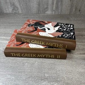 FOLIO SOCIETY The Greek Myths - Robert Graves, 2 Volumes 2002 No Slip Case - Picture 1 of 17