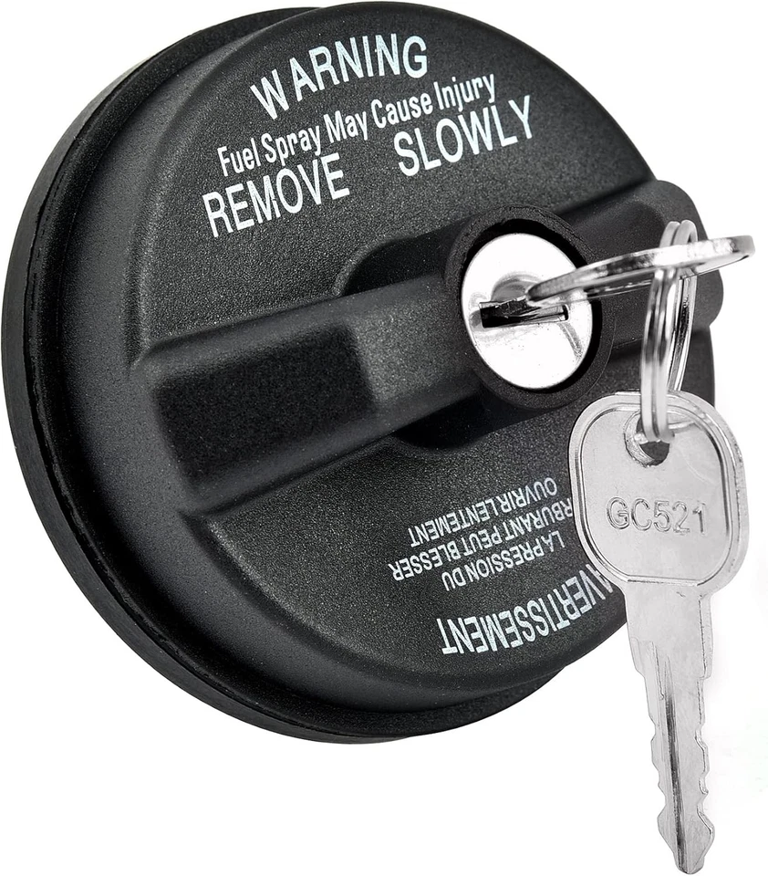 Locking Fuel Cap for Dodge Nitro 2007-2011 Jeep Commander 2006-2010 Black Color - image 1 of 4