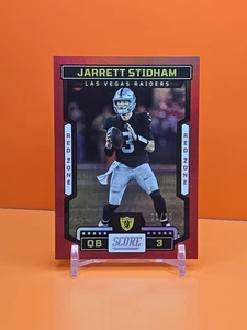 ⚫️⚪️⚫️ 2023 PUNTUACIÓN JARRETT STIDHAM #132 ZONA ROJA 1/20 LAS VEGAS RAIDERS ⚫️⚪️⚫️ - Imagen 1 de 3
