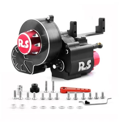 Caja de cambios de transmisión de 2 velocidades para coche sobre orugas Axial SCX10 y SCX10 II III 1/10 RC Foto 1 de 4