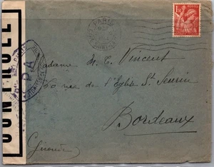 CAMINO DE ORO: Francia cubierta 1944 a Francia censurado CV879_P04 - Imagen 1 de 2