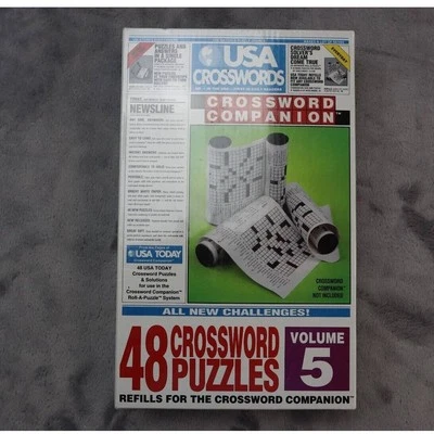 NEW USA Crosswords Refills for Crossword Companion 48 Puzzles Volume 5 USA Today - Image 1 of 4
