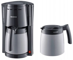 Severin KA9236 Kaffeemaschine 2x 1L Thermokannen 800W AUTOOFF Schwenk Filter - Bild 1 von 6