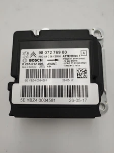 Orig. Peugeot Citroen Bosch Airbagsteuergerät 0285012006 9807276980 - Bild 1 von 6