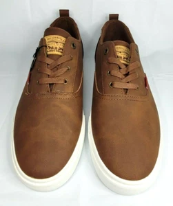 Tenis para hombre Levi's cómodas de moda marrones talla 9,5 - Imagen 1 de 27
