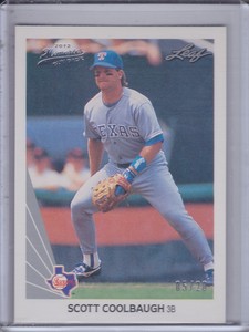 SCOTT COOLBAUGH 2012 Leaf Memories 90 Leaf Buyback Silver #05/20  (C2514)