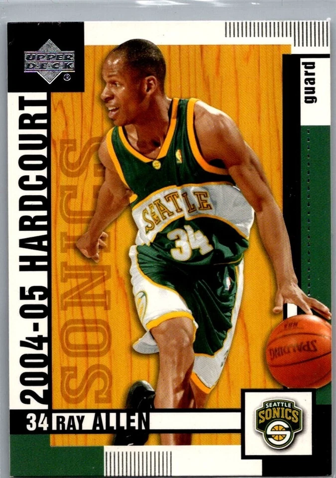 2004-05 Upper Deck Hardcourt Ray Allan Seattle Supersonics #80 - Image 1 of 2