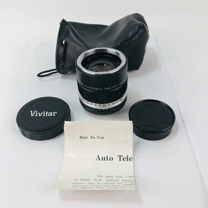 Vivitar Auto 3X 1 Custom Tele-Converter Model 3X-1 Japan Vintage + 2 Endkappen & Case - Bild 1 von 8