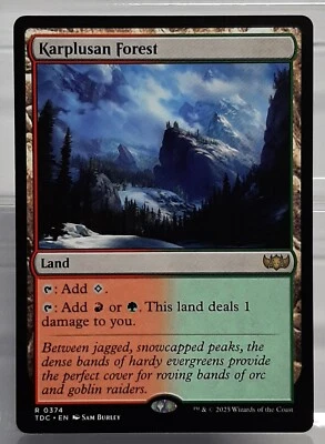 Magic - Karplusan Forest - Rare/Land - Commander: Tarkir Dragonstorm - EN/NM - Bild 1 von 2