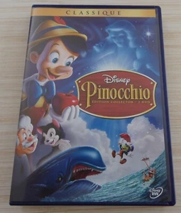 COLLECTOR 2 DVD WALT DISNEY CLASSIQUE PINOCCHIO N° 2 LOSANGE JAUNE TRANCHE - Photo 1/4