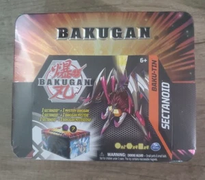 Bakugan Sectanoid Baku-Tin & Mystery Figure Collectors Storage NEW  - Picture 1 of 8