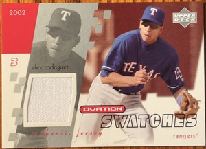 2002 Upper Deck Ovation Swatches Alex Rodriquez #O-AR Texas Rangers - Picture 1 of 2