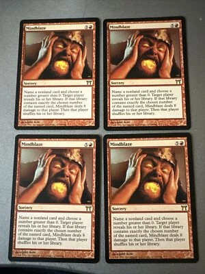 Mindblaze X4 Champions Of Kamigawa Ex Condition See Pics Front Back - Image 1 of 4