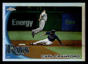 Carl Crawford 2010 Topps Chrome #31 Refractors - Picture 1 of 2