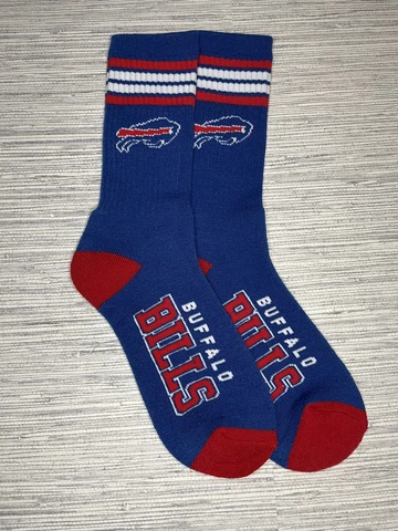 Blue/Red Buffalo Bills comfortable NFL Logo Socks Cover