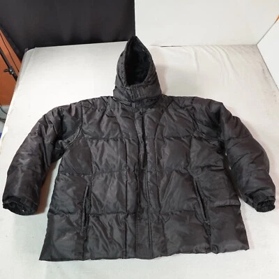 Chaqueta de Colección Athletic Works Para Hombres 2XL XXL Negra Abajo Abombado Frontal Esquí al Aire Libre Foto 1 de 4