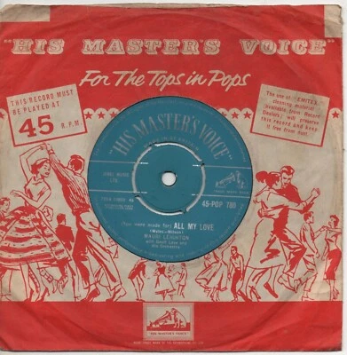 MAURI LEIGHTON (you were made for)all my love*i want the world to know UK HMV 45 - Image 1 of 4