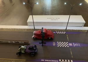 Tira de arrastre iluminada de diorama a escala 1/64 hecha a mano y tribuna iluminada. - Imagen 1 de 24