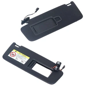 Pair Front Sun Visor Panel With Makeup Mirror For VW Golf 7 SportsVan Jetta MK7 - Picture 1 of 7