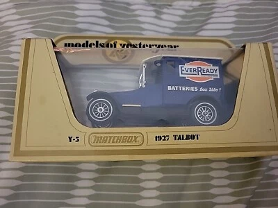 Modelos Matchbox de antaño 1927 Talbot Van Ever Ready en caja B2 Foto 1 de 4