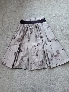 Karen Millen Lined Silk Skirt with Bow Detail, Size 8 - Picture 1 of 15