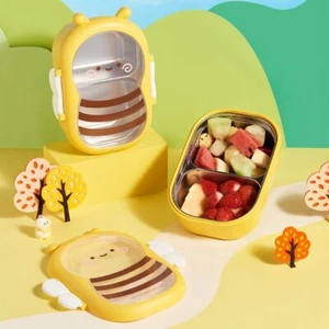 Tableware Stainless Steel Lunch Box Child Student Outdoor Picnic Food Container - Picture 1 of 10