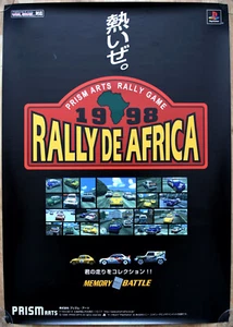 Rally De Africa (1998) RARE PS1 51,5cm x 73cm Japanese Promotional Poster - Bild 1 von 1